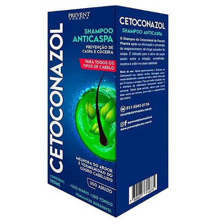CETOCONAZOL SHAMPOO ANTICASPA 100ML PREVENT PHARMA