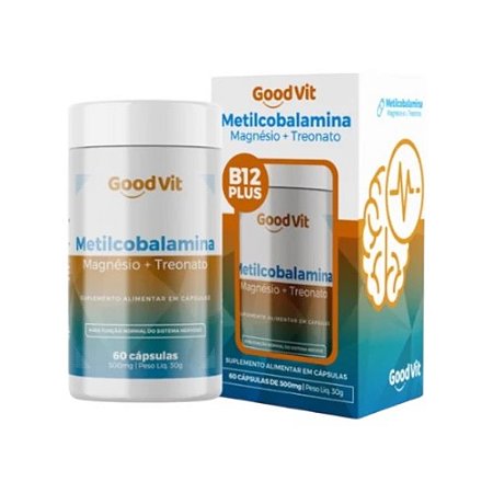 METILCOBALAMINA MAGNÉSI0 L-TREONATO GOODVIT B12 PLUS C/60 CÁPSULAS