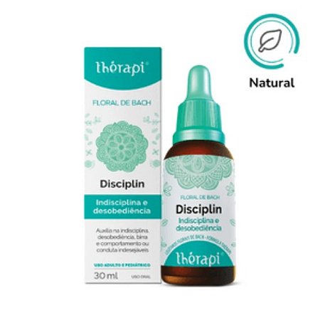 FLORAL DE BACH THÉRAPI 30ML - DISCIPLIN