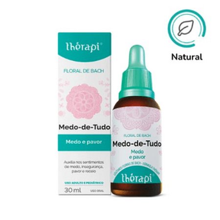FLORAL DE BACH THÉRAPI 30ML - MEDO DE TUDO