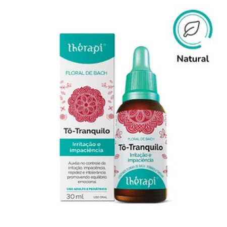 FLORAL DE BACH THÉRAPI 30ML - TÔ TRANQUILO