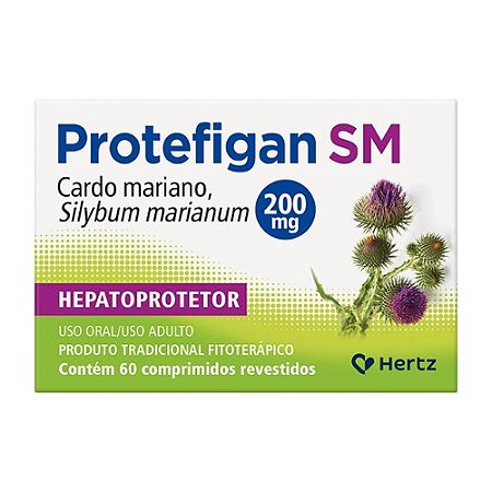 PROTEFIGAN SM 200MG C/60 COMPRIMIDOS REVEST. CARDO MARIANO SILYBUM MARIANUM