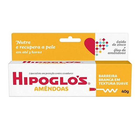 HIPOGLOS AMÊNDOAS POMADA ASSADURAS 40G.