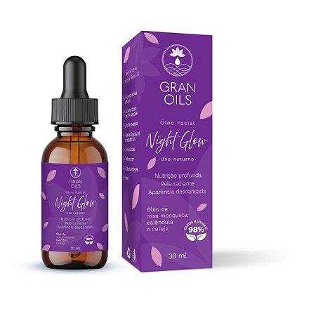 ÓLEO FACIAL NIGHT GLOW GRAN OILS 30ML NATUREZA QUE TRANSFORMA