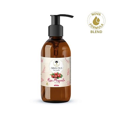 ÓLEO VEGETAL GRAN OILS 200ML ROSA MOSQUETA NATUREZA QUE TRANSFORMA