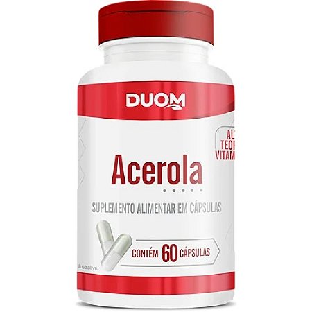 ACEROLA SUPLEMENTO ALIMENTAR DUOM C/60 CÁPSULAS