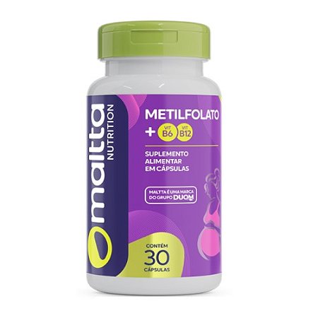 METILFOLATO + VIT.B6 + VIT.B12 SUPLEMENTO DUOM / MALTTA C/30 CÁPSULAS