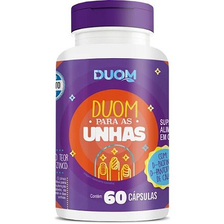 DUOM PARA UNHAS SUPLEMENTO ALIMENTAR C/60 CÁPSULAS
