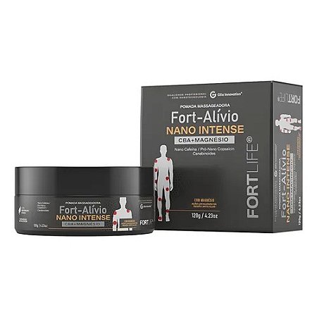 FORT-ALÍVIO NANO INTENSE POMADA MASSAGEADORA 120G FORTLIFE