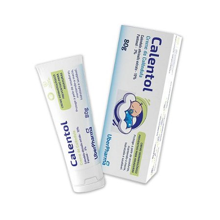 CALENTOL CREME DE CALÊNDULA 80G. UBERPHARMA