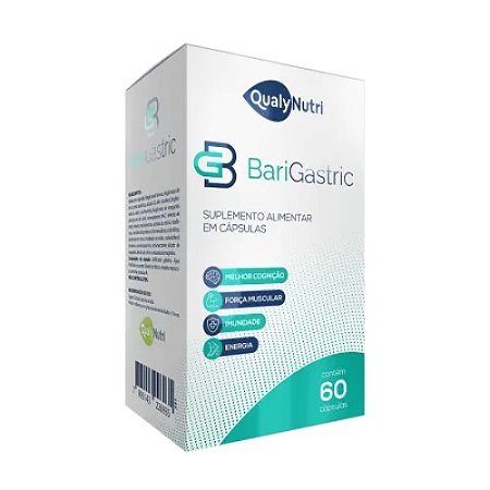 BARIGASTRIC SUPLEMENTO ALIMENTAR BARIÁTRICO QUALYNUTRI C/60 CÁPSULAS