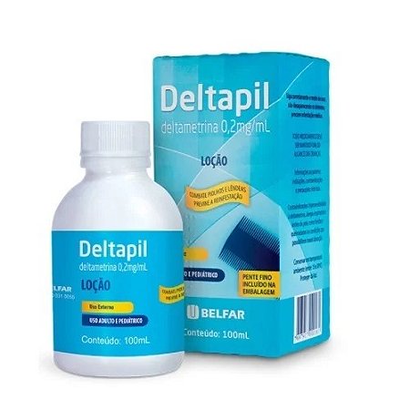 DELTAPIL 0,2MG/ML DELTAMETRINA LOÇÃO 100ML