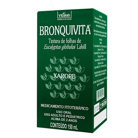 BRONQUIVITA XAROPE TINTURA DE EUCALYPTUS GLOBULUS 150ML