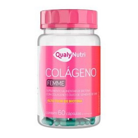 COLÁGENO FEMME QUALYNUTRI SUPLEMENTO ALIMENTAR C/60 CÁPSULAS