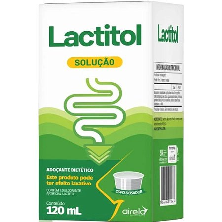 LACTITOL SOLUÇÃO ADOÇANTE DIETÉTICO AIRELA 120ML