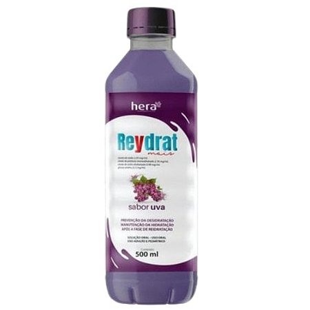 REYDRAT MAIS SUPLEMENTO HIDROELETROLÍTICO 500ML SABOR UVA
