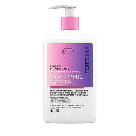FORTPHIL GESTA LOÇÃO HIDRATANTE FORTLIFE 473ML