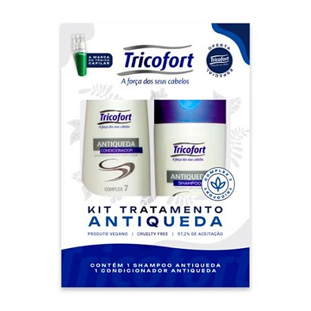 TRICOFORT KIT TRATAMENTO ANTIQUEDA SHAMPOO + CONDICIONADOR 250ML