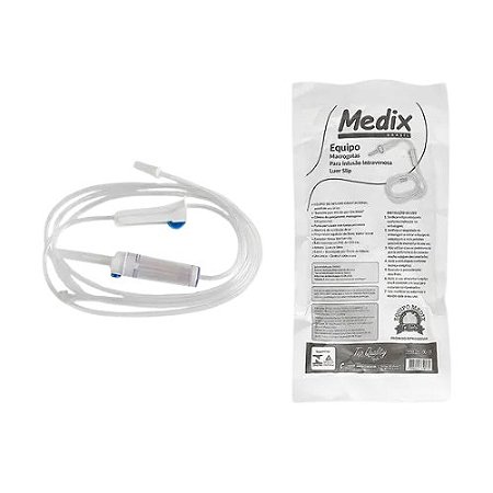 EQUIPO COMPLETO MACROGOTAS LUER SLIP MEDIX