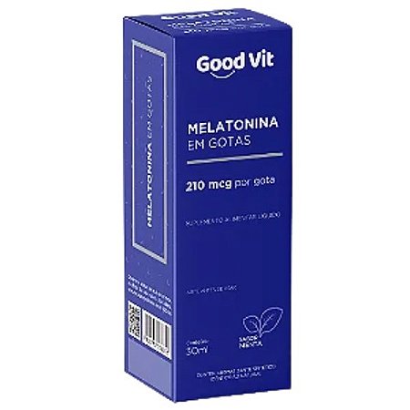 MELATONINA GOODVIT 210MCG GOTAS SUPLEMENTO ALIMENTAR 30ML SB.MENTA