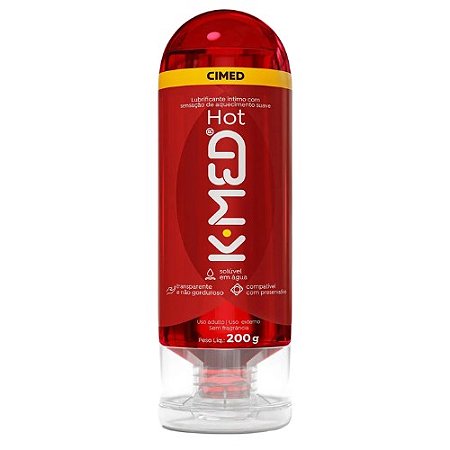K-MED HOT LUBRIFICANTE ÍNTIMO 200G.
