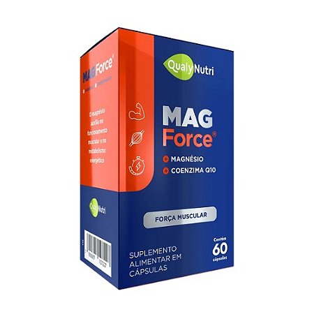 MAG FORCE QUALYNUTRI SUPLEMENTO ALIMENTAR C/60 CÁPSULAS