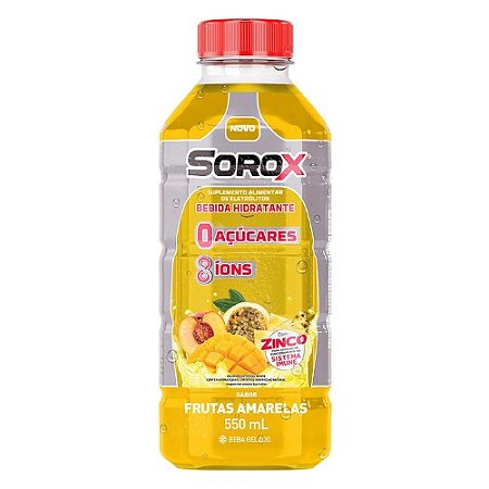 SOROX BEBIDA HIDRATANTE FR.C/550ML SB.FRUTAS AMARELAS