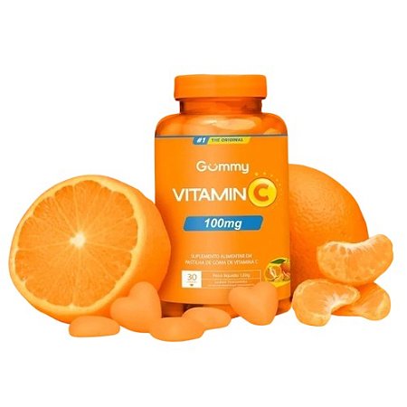 GUMMY ORIGINAL VITAMINA C 100MG SUPLEMENTO ALIMENTAR C/30 GOMAS SB.TANGERINA