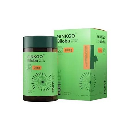 GINKGO BILOBA 120MG FORTLIFE C/60 CÁPSULAS