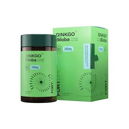 GINKGO BILOBA 240MG FORTLIFE C/60 CÁPSULAS