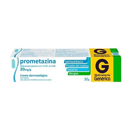 PROMETAZINA MG/G CREME DERMATOLÓGICO 30G.