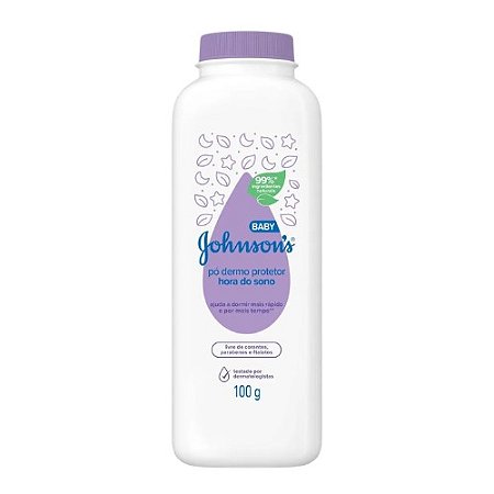 TALCO JOHNSON'S BABY PÓ DERMO PROTETOR 100G. HORA DO SONO
