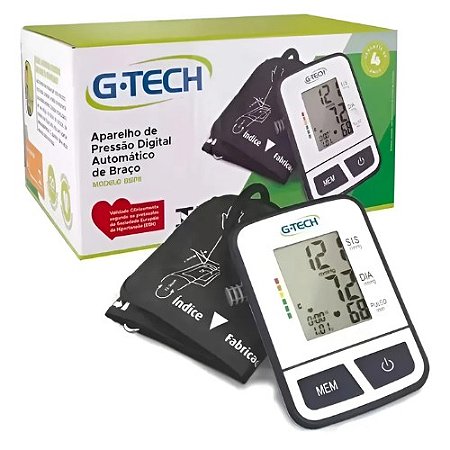 G.TECH APARELHO DE PRESSÃO DIGITAL AUTOMÁTICO DE BRAÇO MODELO BSP11