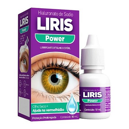 LIRIS POWER 0,15% LUBRIFICANTE OFTÁLMICO ESTÉRIL 10ML ( HIALURONATO SÓDIO )