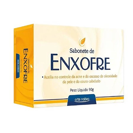 SABONETE DE ENXOFRE ARTE NATIVA 90G.