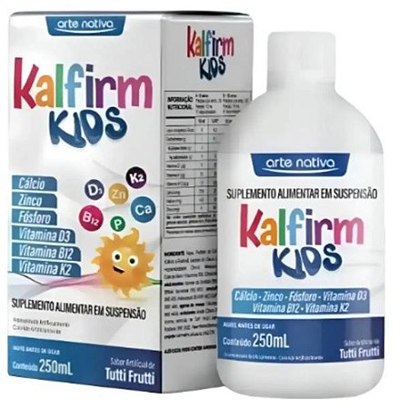 KALFIRM KIDS SUPLEMENTO ALIMENTAR ARTE NATIVA 250ML SB.TUTTI-FRUTTI