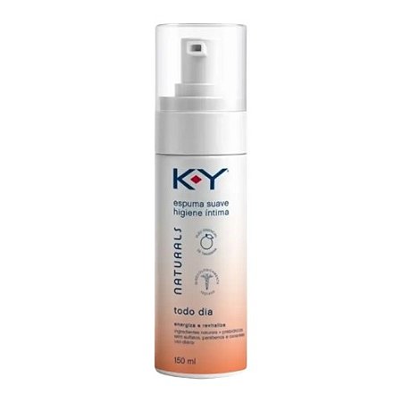 KY ESPUMA SUAVE HIGIENE ÍNTIMA NATURALS TODO DIA 150ML