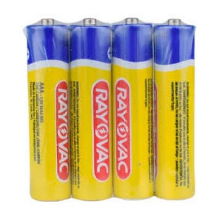 PILHA RAYOVAC AMARELINHAS AA C/4 UNIDADES