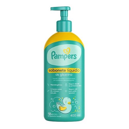 PAMPERS SABONETE LÍQUIDO GLICERINA 400ML