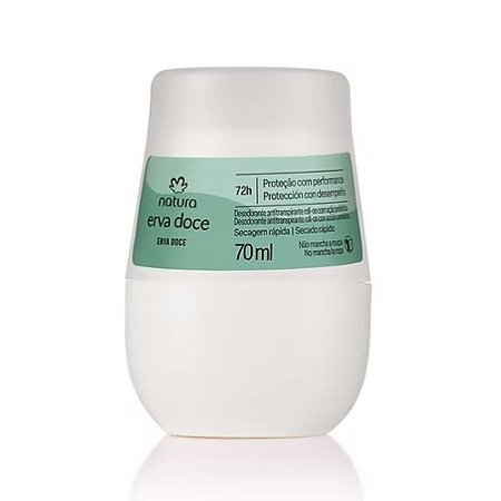 NATURA DESODORANTE E ATITRANSPIRANTE ROLL-ON 70ML ERVA DOCE