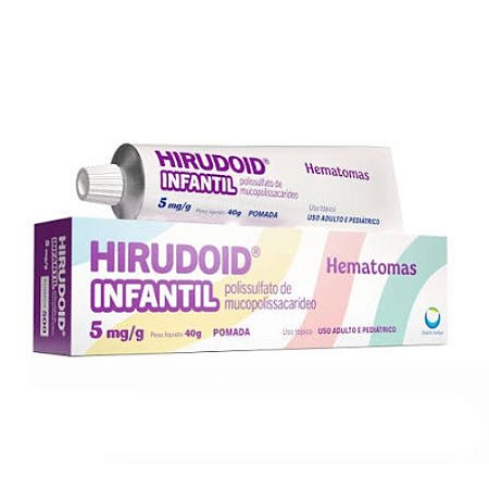 HIRUDOID INFANTIL 5MG/G POLISSULFATO MUCOPOLISSACARIDEO POMADA 40G.