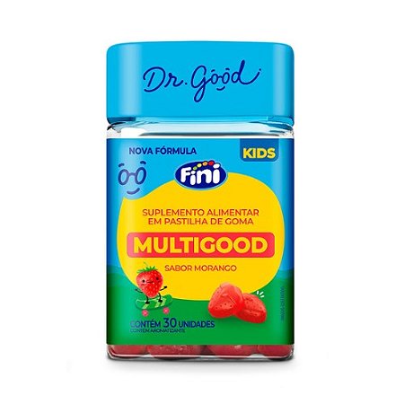 DR.GOOD FINI MULTIGOOD SUPLEMENTO ALIMENTAR C/30 GOMAS SB.MORANGO