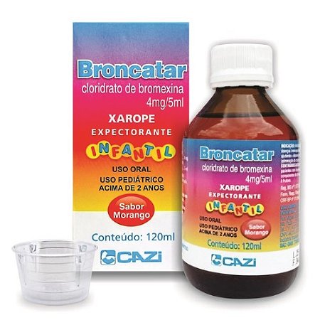 BRONCATAR 4MG/5ML XAROPE 120ML ( BROMEXINA )
