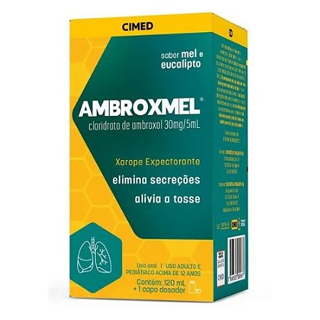 AMBROXMEL 30MG/5ML XAROPE EXPCTORANTE 120ML SB. MEL E EUCALIPTO ( AMBROXOL )