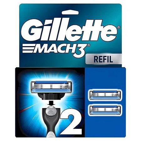 GILLETTE MACH 3 REFIL C/2 CARGAS