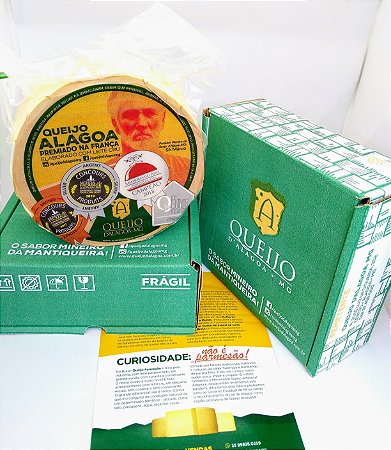 Queijo Alagoa Artesanal peça aprox. 1kg