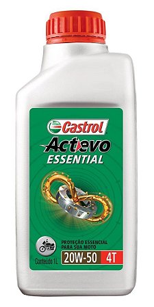 Óleo Castrol 20W50 Actevo Essential Mineral 4T