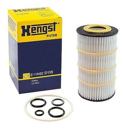 HENGST E11H02 D155 Filtro de Óleo Mercedes C280 C300 C320 07/12 W204 E11H02D155