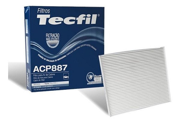 TECFIL ACP887 Filtro De Ar Condicionado Cabine Corolla 2.0 Xei 2013