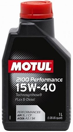 Motul 2100 15w40 Óleo Motor Performance 1l Semissintético